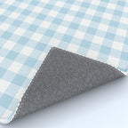 Gingham Light Blue - White Rug Gallery Image 4
