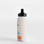 Bird nesting on top of pebbles hill Water Bottle Gallery Image 2