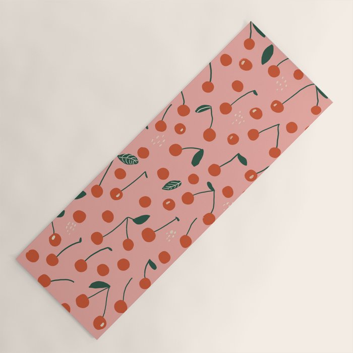 Cherries Yoga Mat Gallery Image 1
