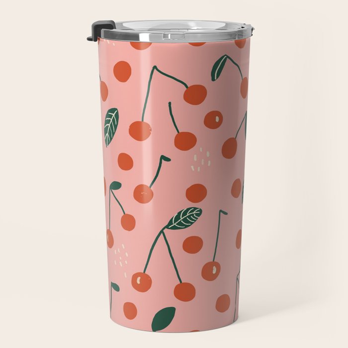 Cherries Travel Mug Gallery Image 3