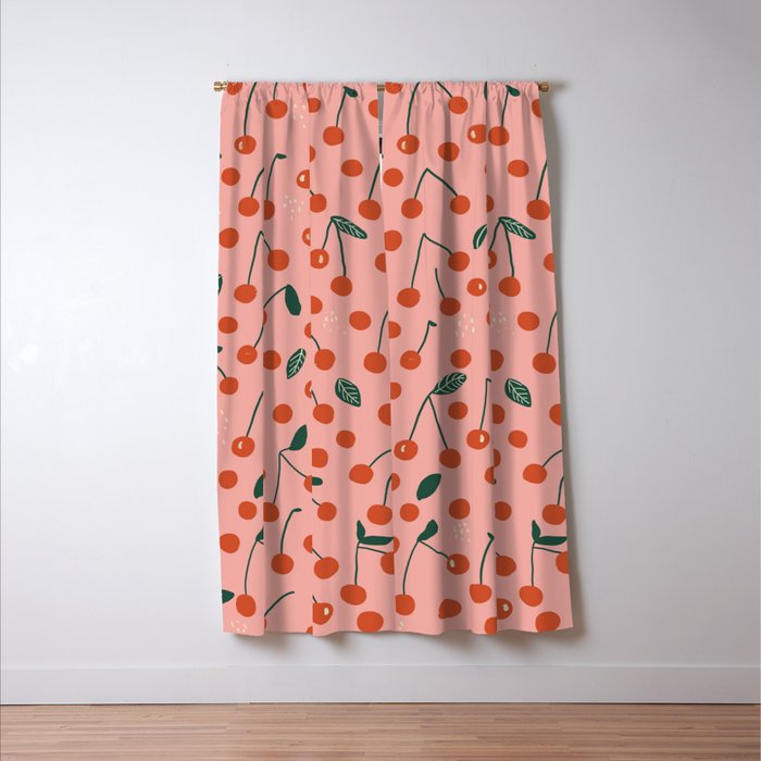 Cherries Window Curtain Gallery Image 3