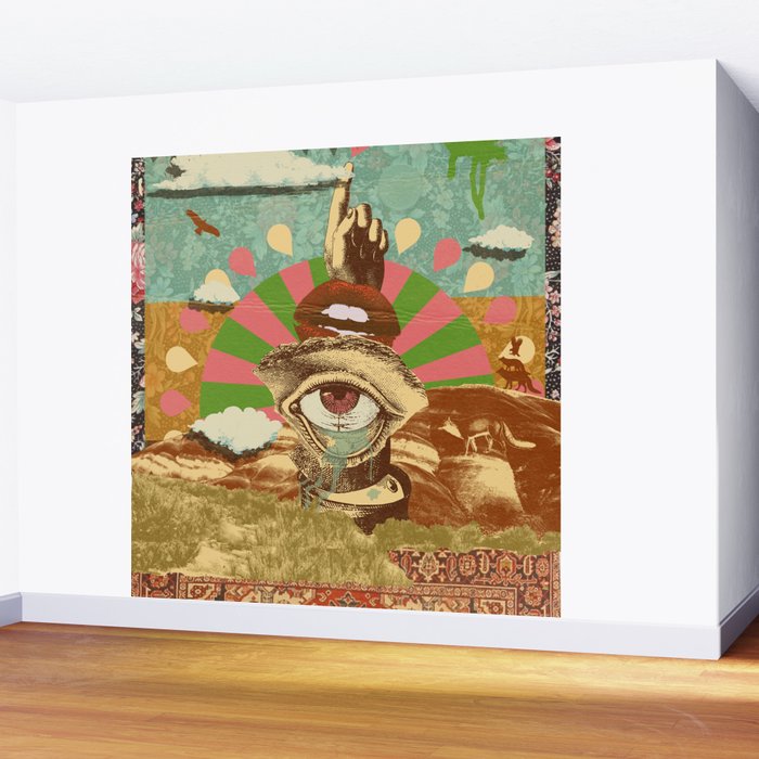 AFTERNOON PSYCHEDELIA Wall Mural Gallery Image 2