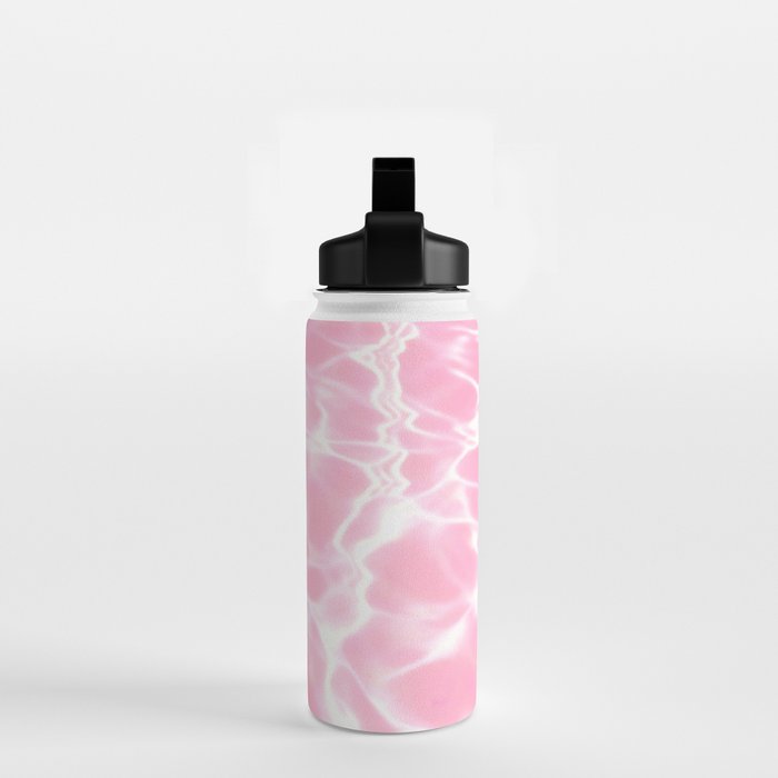 Pastel Pink Pool Aesthetic  Water Bottle Gallery Image 2
