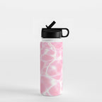 Pastel Pink Pool Aesthetic  Water Bottle Gallery Image 1