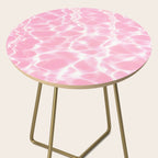 Pastel Pink Pool Aesthetic  Side Table Gallery Image 2