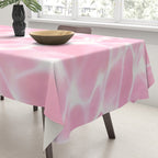 Pastel Pink Pool Aesthetic  Tablecloth Gallery Image 3
