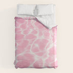 Pastel Pink Pool Aesthetic  Duvet Cover Gallery Image 6