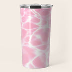 Pastel Pink Pool Aesthetic  Travel Mug Gallery Image 1