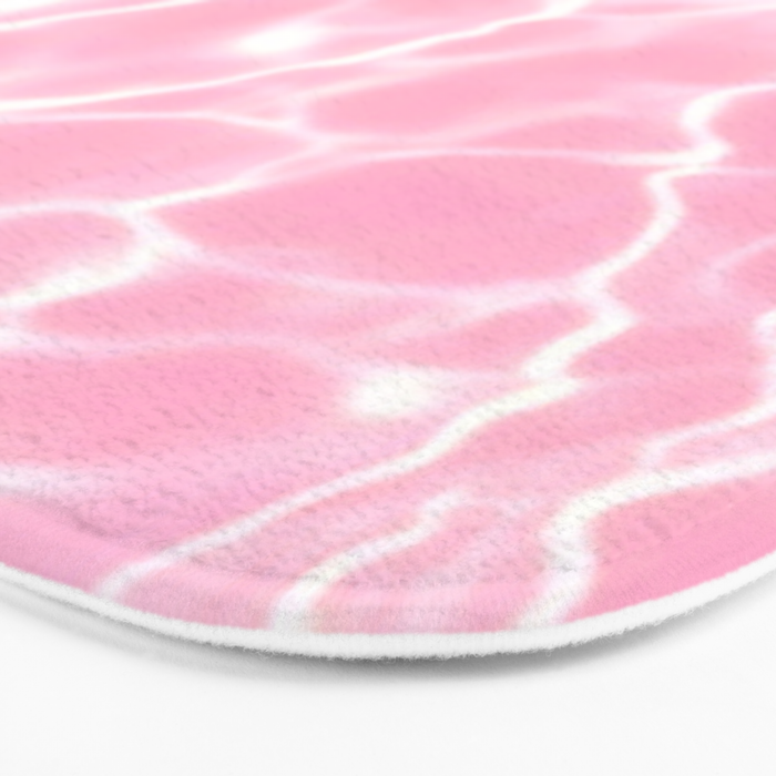 Pastel Pink Pool Aesthetic  Bath Mat Gallery Image 3
