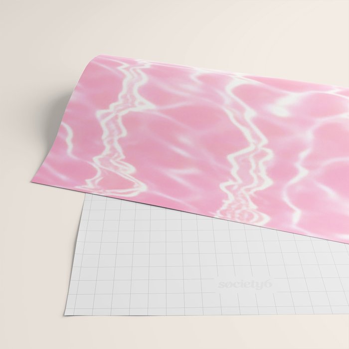 Pastel Pink Pool Aesthetic  Wrapping Paper Gallery Image 2