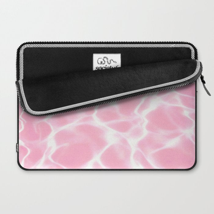 Pastel Pink Pool Aesthetic  Laptop Sleeve Gallery Image 2