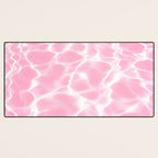 Pastel Pink Pool Aesthetic  Desk Mat Gallery Image 3
