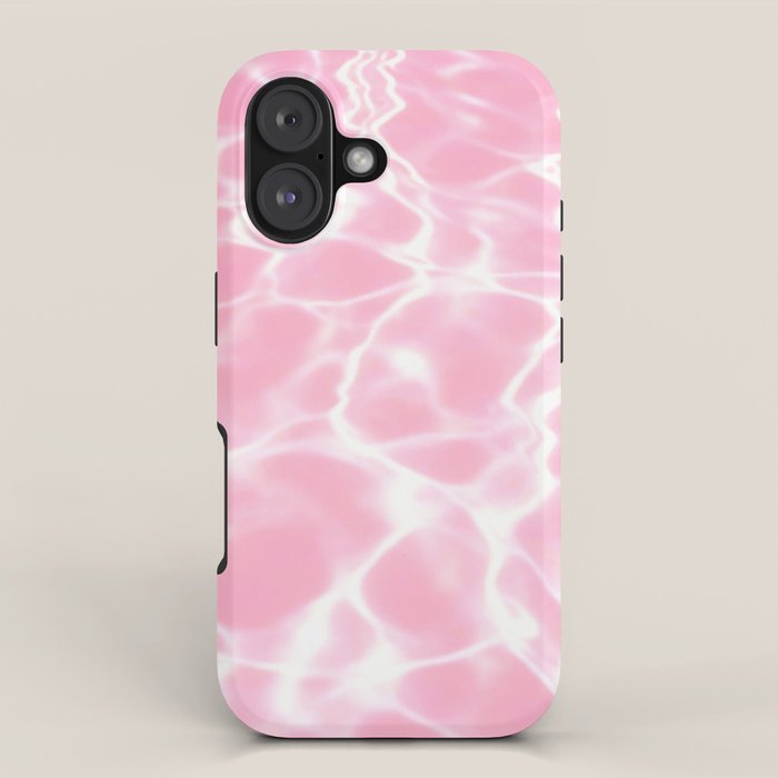 Pastel Pink Pool Aesthetic  iPhone Case Gallery Image 1
