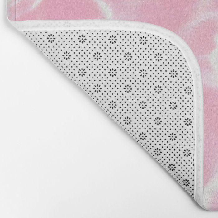Pastel Pink Pool Aesthetic  Bath Mat Gallery Image 2