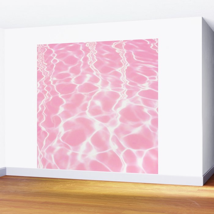Pastel Pink Pool Aesthetic  Wall Mural Gallery Image 2