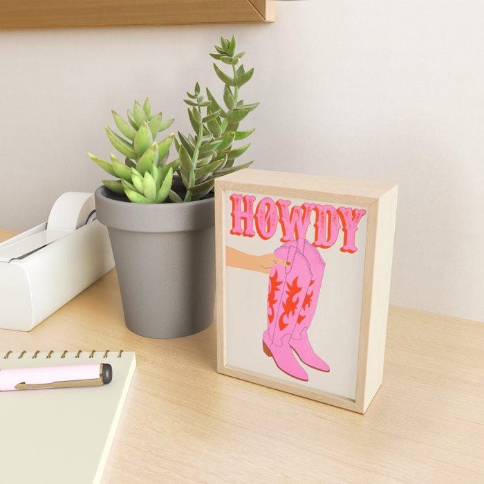 Howdy Mini Art Print Gallery Image 2