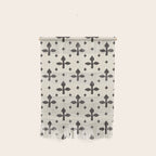 Classic Monochrome Leaf Motif Wall Hanging Gallery Image 1