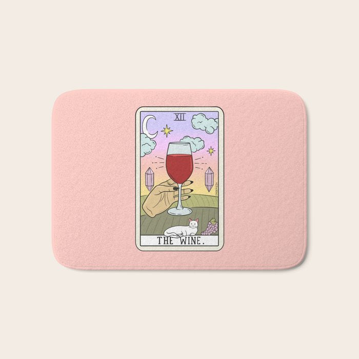 WINE READING (LIGHT) Bath Mat Gallery Image 1