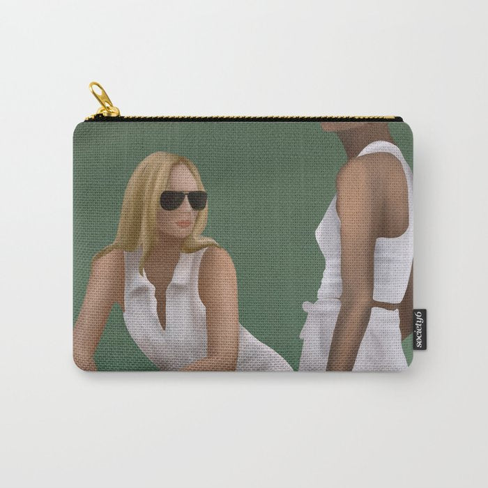 Elegance on the Court Carry All Pouch Gallery Image 1