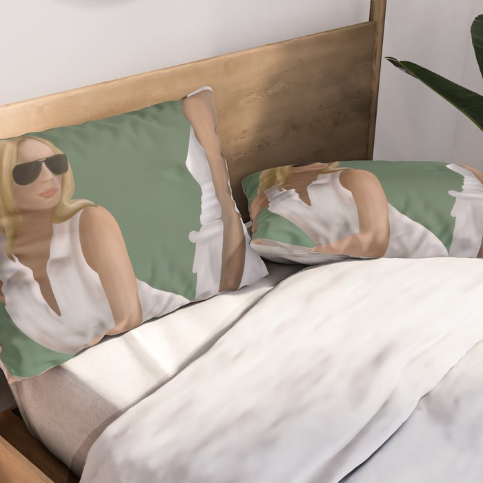 Elegance on the Court Pillow Sham Gallery Image 2