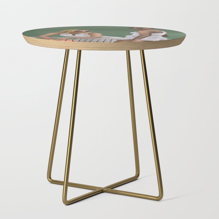 Elegance on the Court Side Table Gallery Image 1
