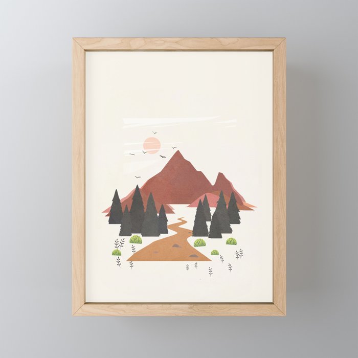 Finding the Path 03 Mini Art Print Gallery Image 1