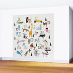 little nature alphabet Wall Mural Gallery Image 2