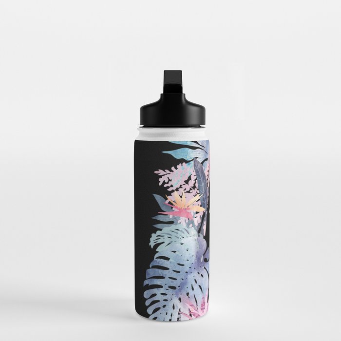 Popoki (Pastel Black Velvet) Water Bottle Gallery Image 3