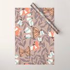 Monarch garden 004 Wrapping Paper Gallery Image 1