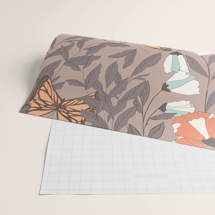 Monarch garden 004 Wrapping Paper Gallery Image 2
