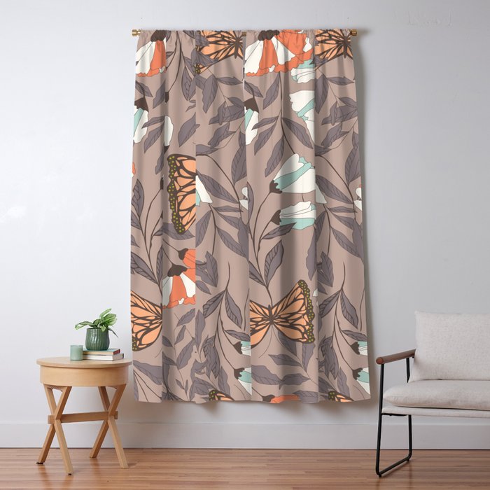 Monarch garden 004 Window Curtain Gallery Image 5