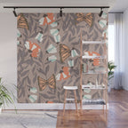 Monarch garden 004 Wall Mural Gallery Image 1