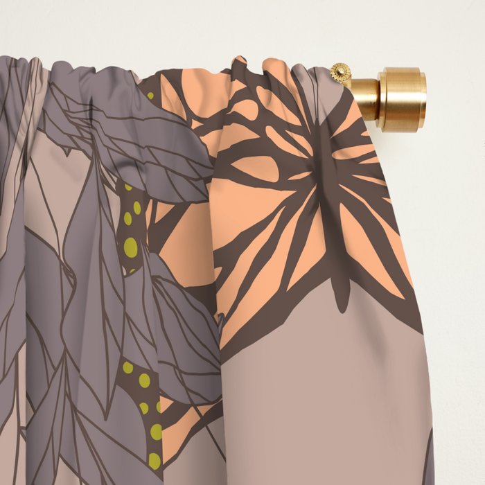 Monarch garden 004 Window Curtain Gallery Image 2