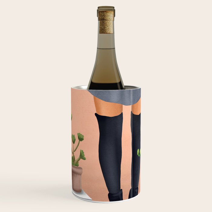 There is a house built out of stone Wine Chiller Gallery Image 1
