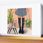 There is a house built out of stone Wall Mural Gallery Image 2