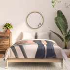 There is a house built out of stone Comforter Gallery Image 3