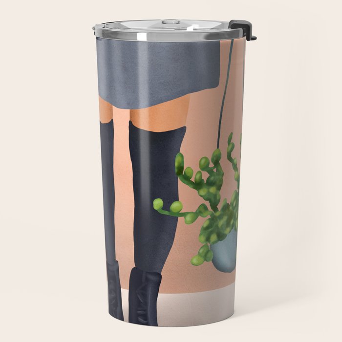 There is a house built out of stone Travel Mug Gallery Image 2