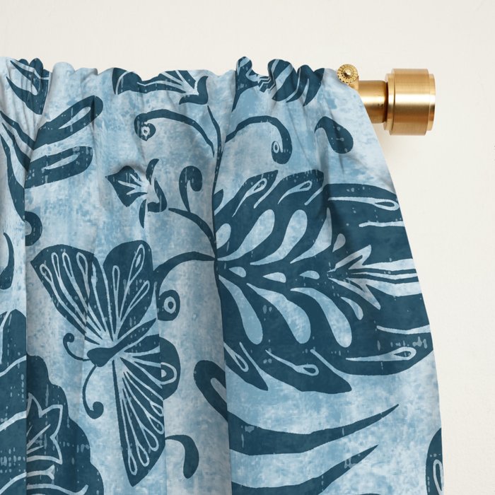 Arabella - Washed Indigo Window Curtain Gallery Image 2