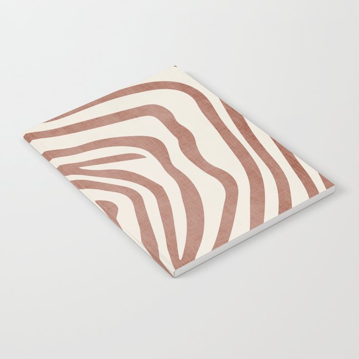 Terracotta Abstract Modern Pattern Artwork Notebook Gallery Image 2