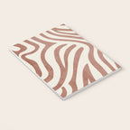 Terracotta Abstract Modern Pattern Artwork Notebook Gallery Image 3