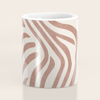 Terracotta Abstract Modern Pattern Artwork Coffee Mug Gallery Image 4