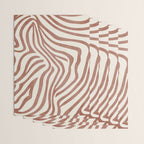 Terracotta Abstract Modern Pattern Artwork Wrapping Paper Gallery Image 3