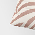 Terracotta Abstract Modern Pattern Artwork Pillow Sham Gallery Image 4