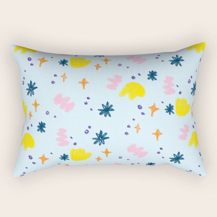 Cosmic Chaos Rectangular Pillow Gallery Image 2