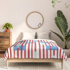 Playful Stripes and Blocks Geometric Pattern Comforter Gallery Image 3