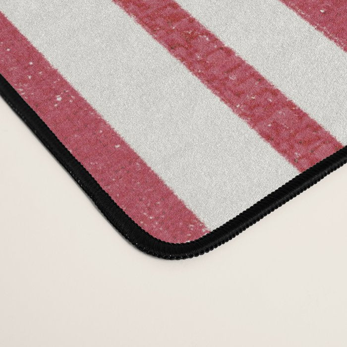 Playful Stripes and Blocks Geometric Pattern Desk Mat Gallery Image 4