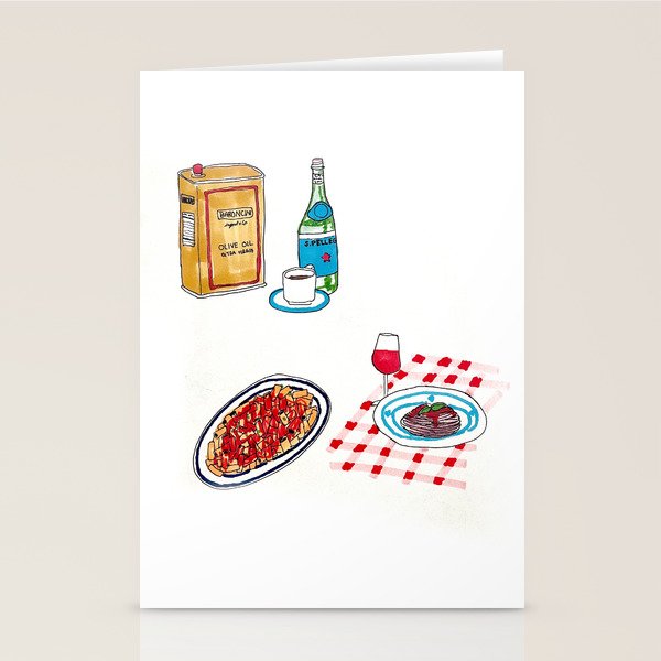 Baroncini Oil Stationery Card