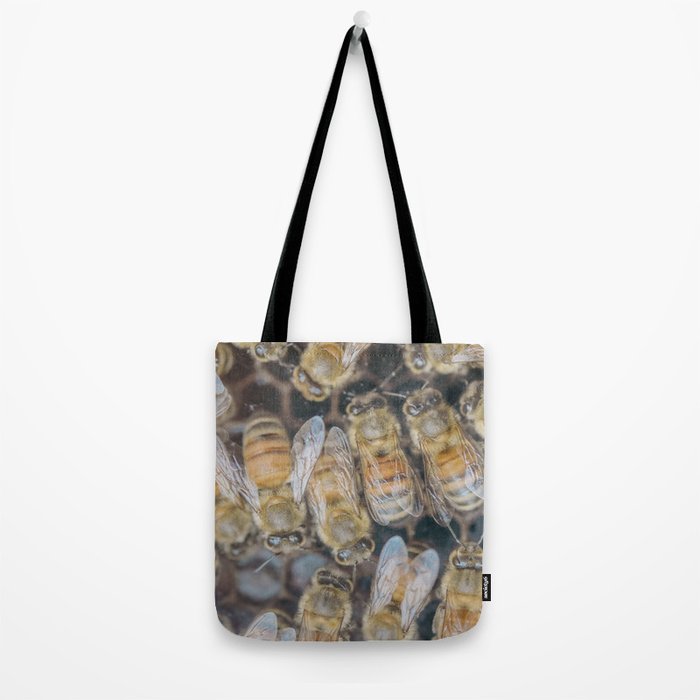 Honeybee Hive x environmental nature bee photograph Tote Bag Gallery Image 2