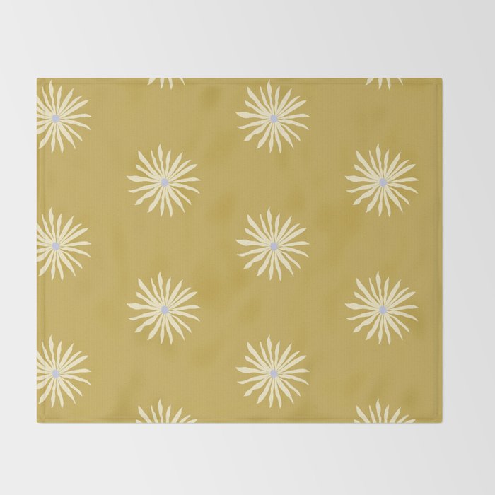 Retro Sun  Throw Blanket Gallery Image 2