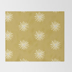 Retro Sun  Throw Blanket Gallery Image 2